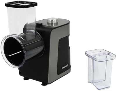 Râpe légumes électrique haute efficacité avec lames interchangeables et dissipation thermique