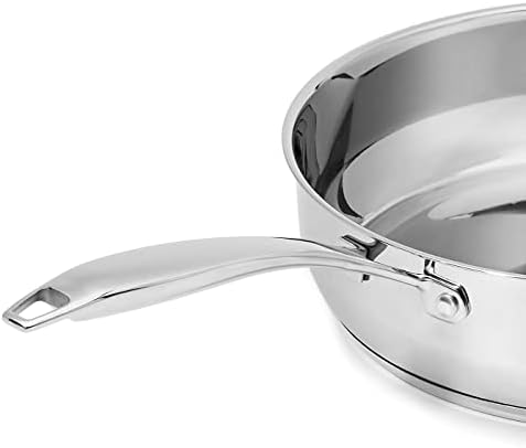 Batterie de cuisine en acier inoxydable avec poêles, casseroles et ustensiles résistants à l'induction
