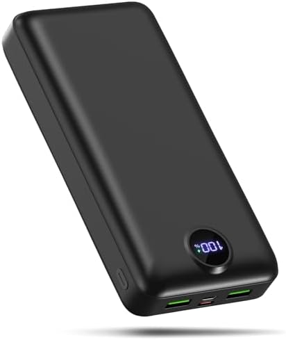 Batterie externe 50000mAh avec charge rapide USB-C et écran digital