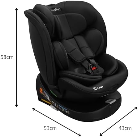 Siège auto isofix évolutif pour enfants de 0 à 12 ans avec rotation 360°