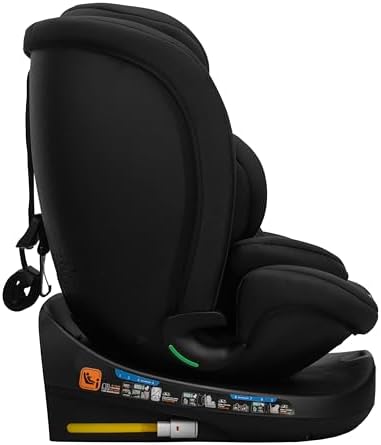 Siège auto isofix évolutif pour enfants de 0 à 12 ans avec rotation 360°