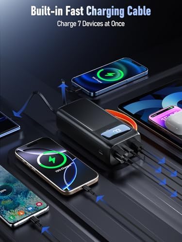 Batterie externe 50000mAh avec charge ultra rapide et 6 ports pour tous vos appareils
