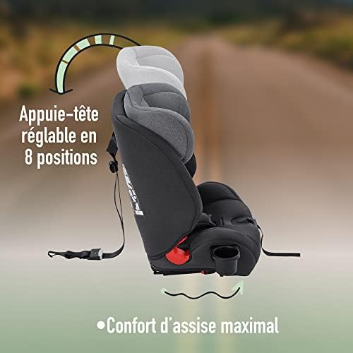 Siège auto isofix pour enfants avec confort et sécurité optimaux
