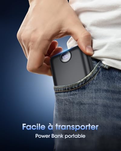 Batterie externe 50000mAh avec charge rapide USB-C et écran digital