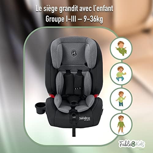 Siège auto isofix pour enfants avec confort et sécurité optimaux