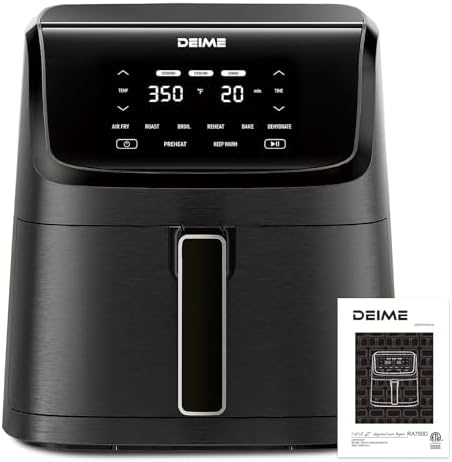 Friteuse à air multifonctionnelle 7L avec écran tactile et cuisson saine
