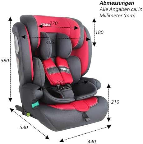 Siège auto isofix évolutif pour enfants de 9 à 36 kg avec sécurité et confort