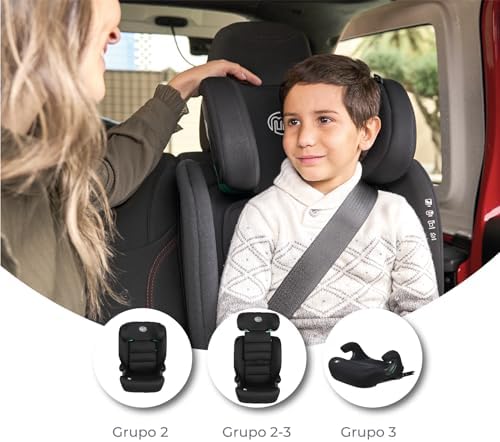 Siège auto isofix sécurisé et confortable pour enfants de 3,5 à 12 ans