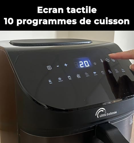 Friteuse à air sans huile Crousty Light XL avec technologie Air 360 pour une cuisson saine