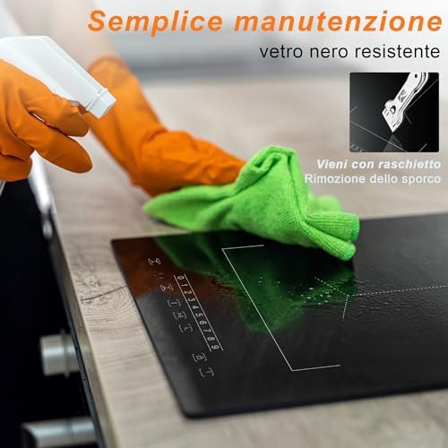 Plaque induction 2 feux compacte et flexible pour une cuisson rapide et efficace
