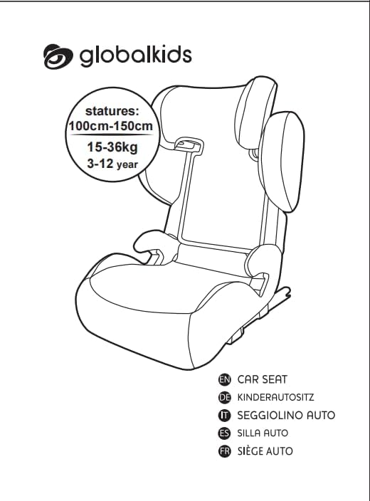 Siège auto Isofix i-Size pour enfants de 3 à 12 ans avec confort et sécurité optimisés