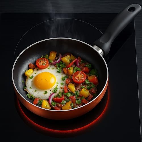 Batterie de cuisine 5 pièces en acier inoxydable avec poêles en aluminium pressé