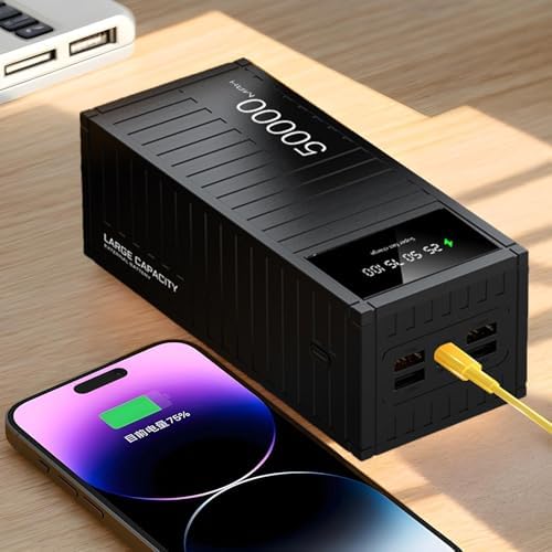 Batterie Externe 50000mAh avec Charge Rapide et Affichage LED Intuitif