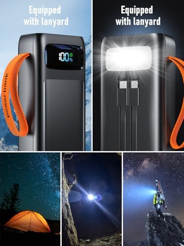 Batterie externe 50000mAh avec charge ultra rapide et 6 ports pour tous vos appareils
