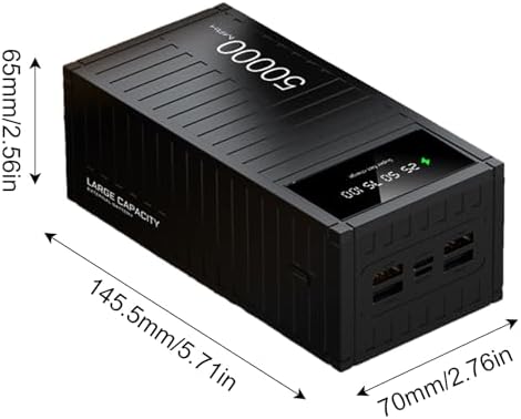 Batterie Externe 50000mAh avec Charge Rapide et Affichage LED Intuitif