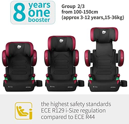 Siège auto Isofix i-Size pour enfants de 3 à 12 ans avec confort et sécurité optimisés