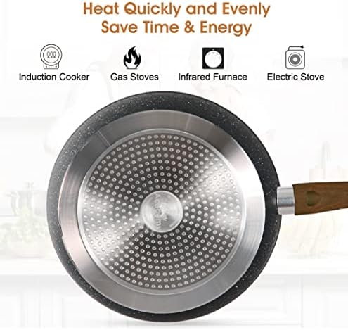 Batterie de cuisine 17 pièces avec technologie antiadhésive et compatibilité induction