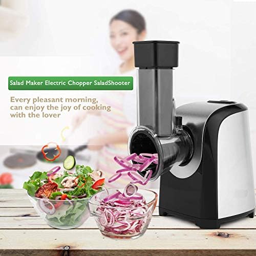Râpe légumes électrique puissante et pratique avec accessoires interchangeables