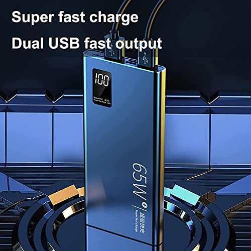 Batterie externe 50000mAh avec charge rapide PD QC 3.0 et affichage LED