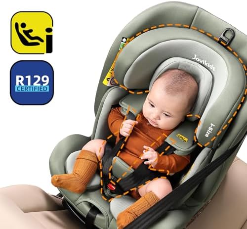 Siège auto isofix pivotant 360° pour enfants de 0 à 12 ans, sécurité et confort