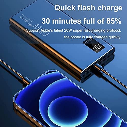Batterie externe 50000mAh avec charge rapide PD QC 3.0 et affichage LED