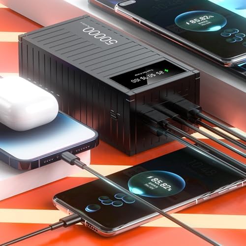 Batterie Externe 50000mAh avec Charge Rapide et Affichage LED Intuitif