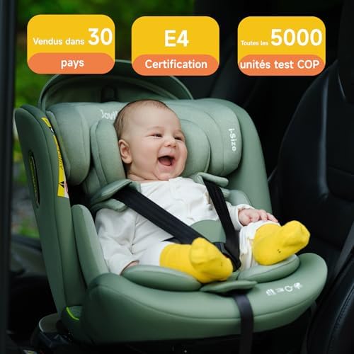 Siège auto isofix sécurisé et pratique pour enfants de 40 cm à 150 cm