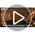 Batterie de cuisine polyvalente avec revêtement granit antiadhésif et design empilable
