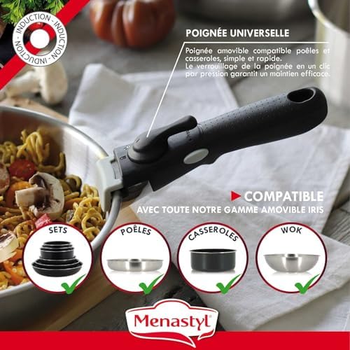 Batterie de cuisine polyvalente avec poêles et casseroles antiadhésives pour une cuisson saine