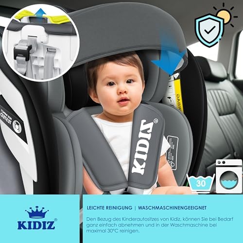 Siège auto isofix pivotant 360° avec sécurité optimale et confort pour enfants