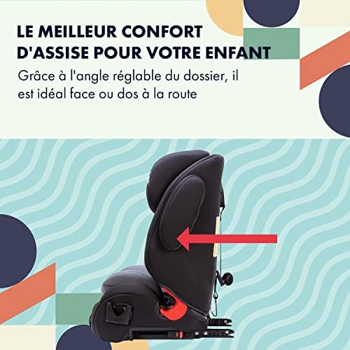 Siège auto isofix pour enfants de 9 mois à 12 ans avec harnais sécurisé