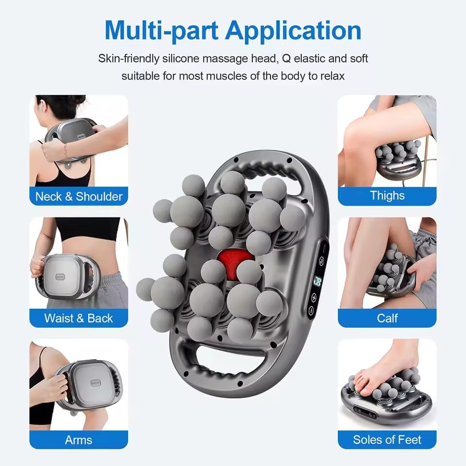 Pistolet de massage puissant avec 22 têtes pour un soulagement musculaire professionnel