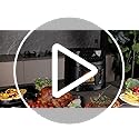 Friteuse à air XXL 9L avec fenêtre transparente et 8 programmes pour une cuisson saine
