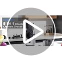 Râpe légumes électrique avec double protection et nettoyage facile