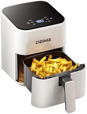 Friteuse à air compacte et efficace de 2,5L avec écran tactile et nettoyage facile