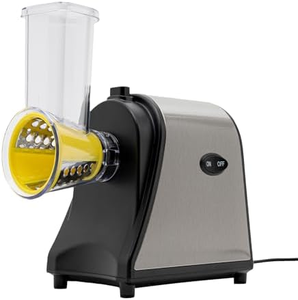 Râpe légumes électrique multifonctionnelle avec moteur puissant et design facile à nettoyer