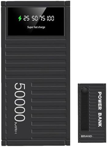 Batterie Externe 50000mAh avec Charge Rapide et Affichage LED Intuitif