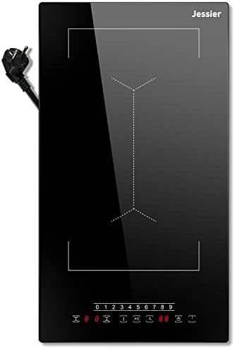 Plaque induction 2 feux compacte et flexible pour une cuisson rapide et efficace