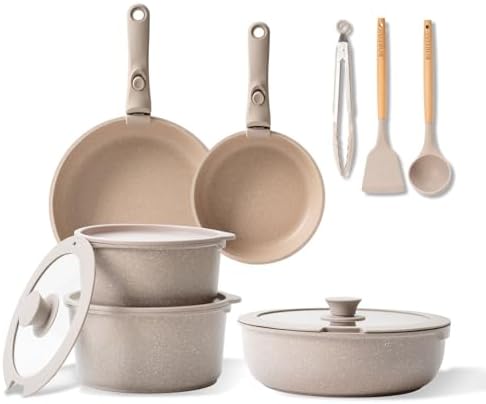Batterie de cuisine induction avec revêtement antiadhésif pour une cuisson saine