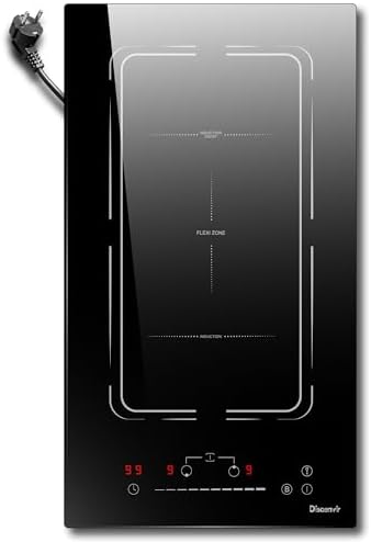 Plaque induction 2 feux compacte et flexible pour petites cuisines