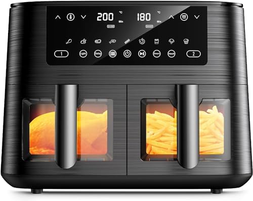Friteuse à air de grande capacité avec technologie de cuisson rapide et économe en énergie