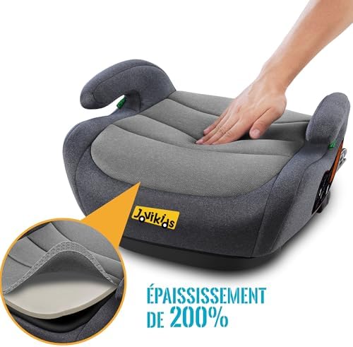 Siège auto isofix groupe 2-3 pour enfants de 6 à 12 ans avec sécurité ECE R129