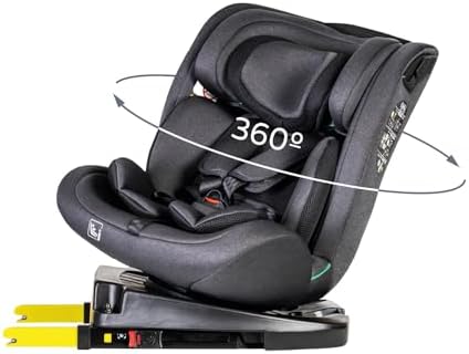 Siège auto isofix pivotant et ajustable pour enfants de 0 à 12 ans