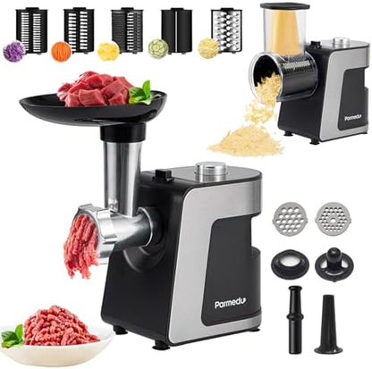 Râpe légumes électrique polyvalente et hachoir à viande multifonction