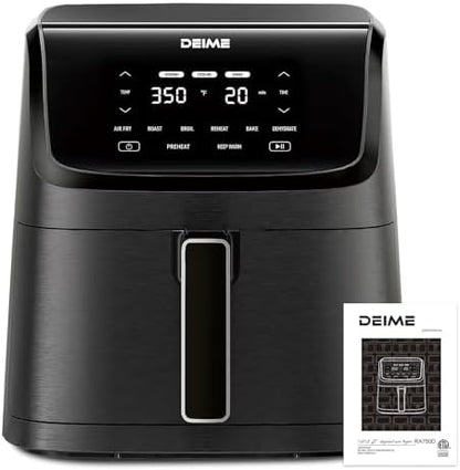 Friteuse à air multifonctionnelle 7L avec écran tactile et cuisson saine
