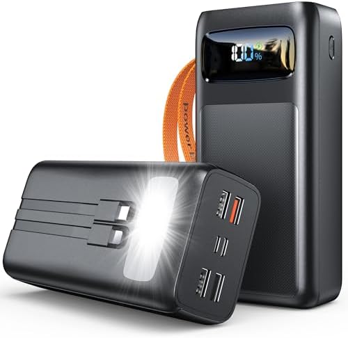 Batterie externe 50000mAh avec charge ultra rapide et 6 ports pour tous vos appareils