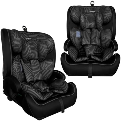 Siège auto isofix évolutif pour enfants de 15 mois à 12 ans, sécurité et confort
