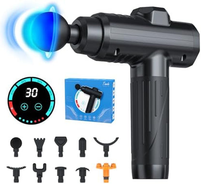 Pistolet de massage portable pour soulagement musculaire profond et silencieux