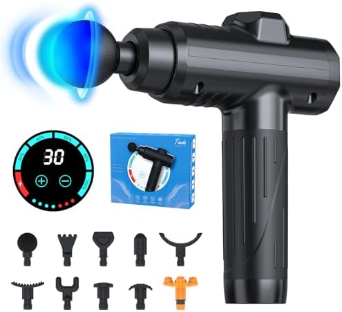Pistolet de massage portable pour soulagement musculaire profond et silencieux