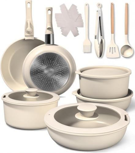 Batterie de cuisine polyvalente et compacte pour une cuisson saine et flexible